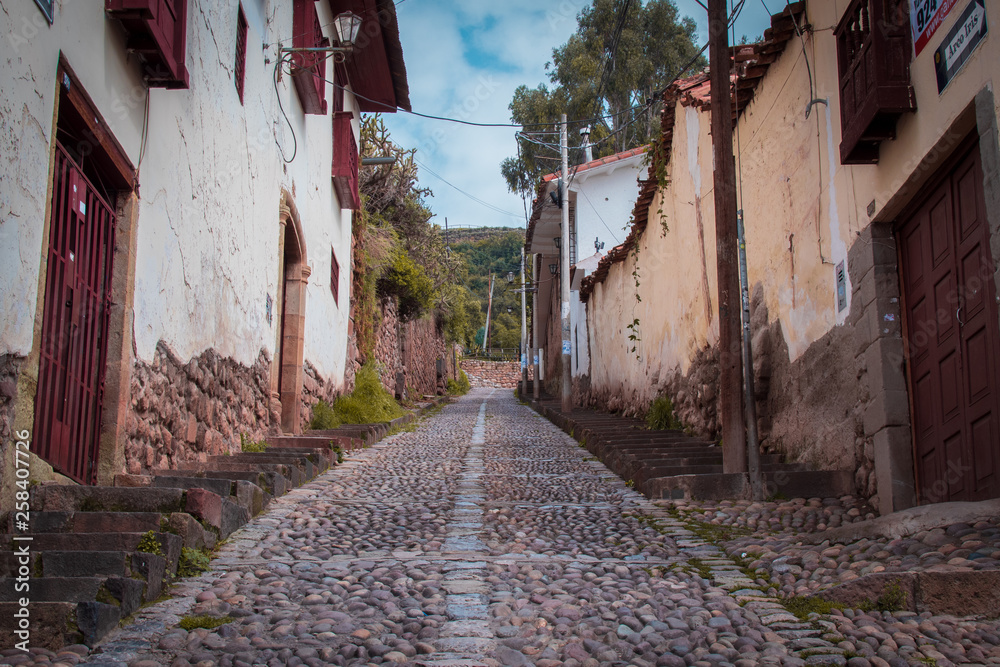 a street in Cusco Peru