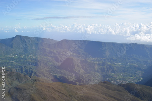 La réunion vue du ciel