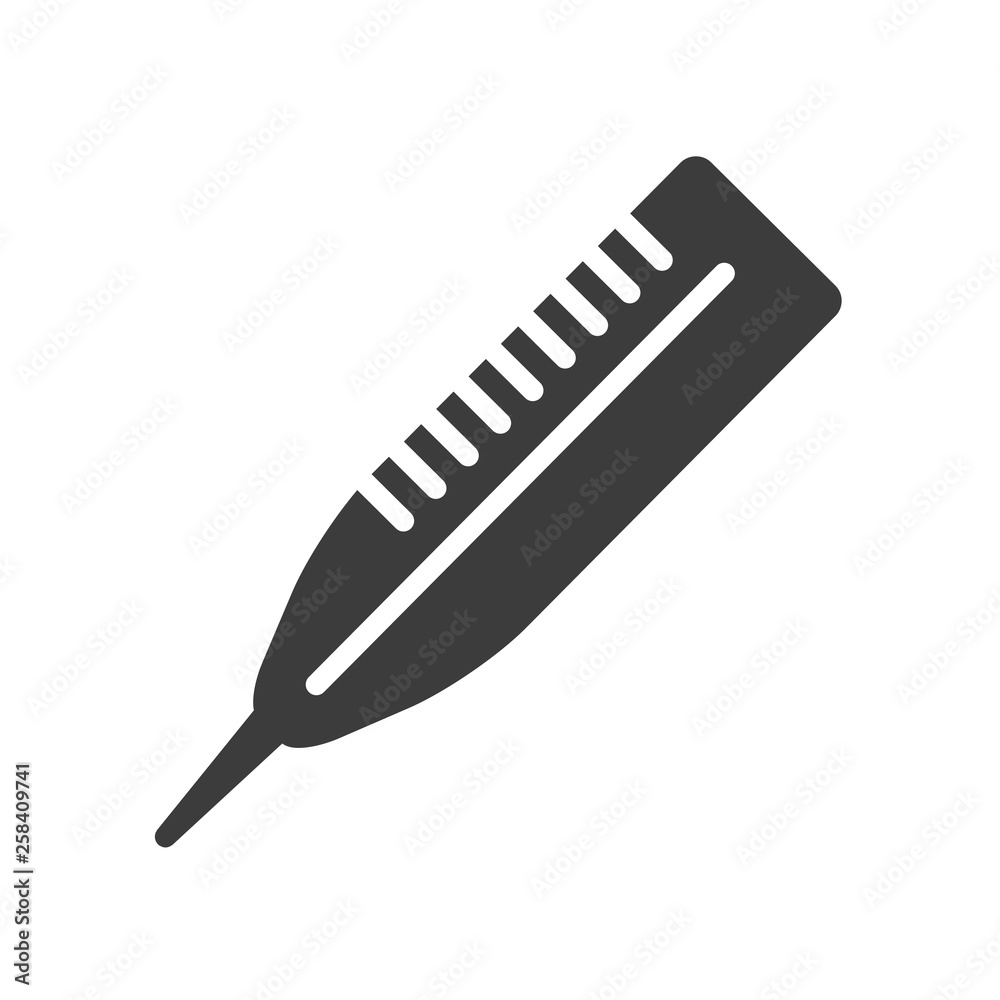 Thermometer vector icon in modern flat style isolated. Thermometer can support is good for your web design. Thermometer vector icon in modern flat style isolated. Thermometer can support is good for your web design.