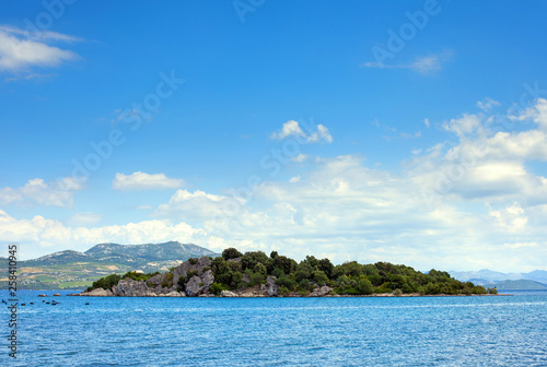 Serene Adriatic landscape  Croatia