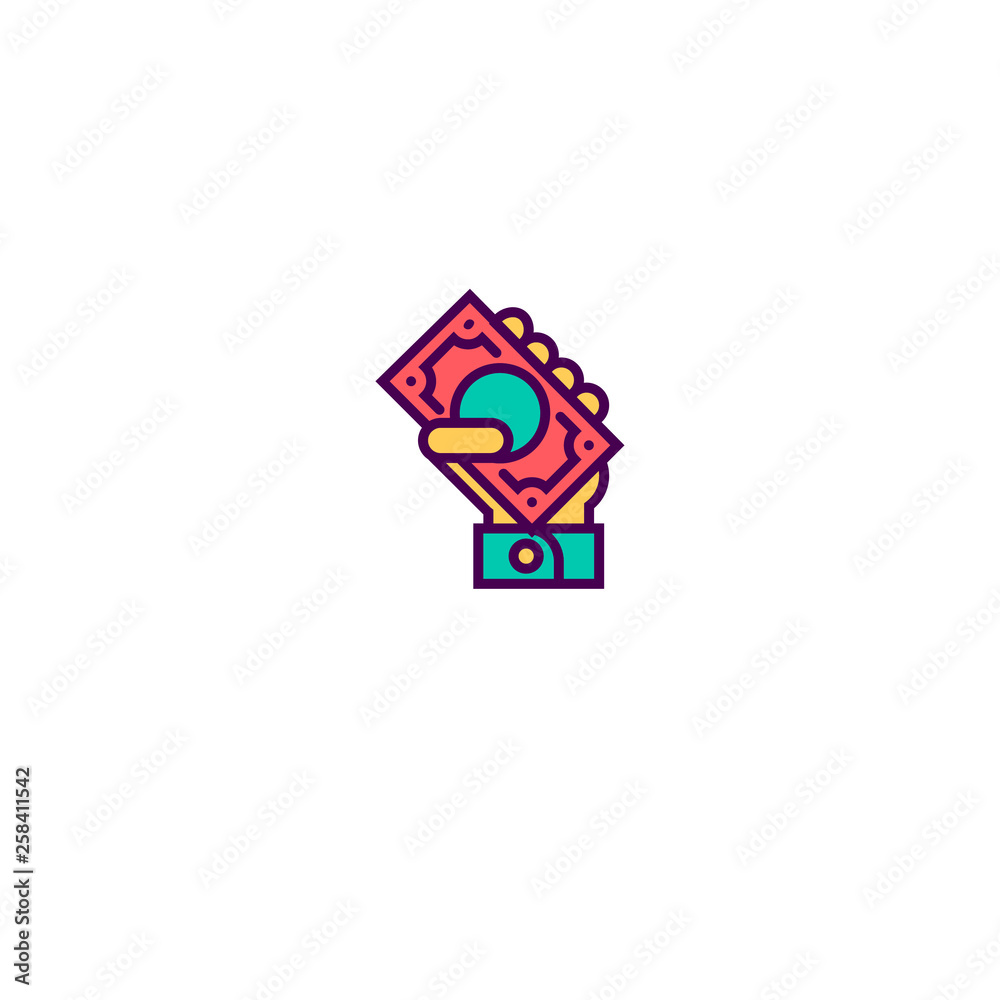 money icon line design. Business icon vector design money icon line design. Business icon vector design