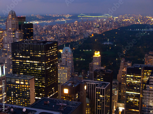 New York at dusk photo