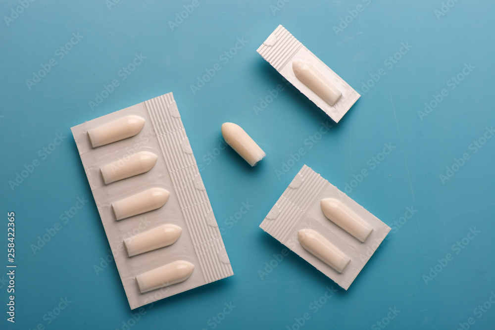 rectal suppositories. candles for hemorrhoids. Stock Photo | Adobe Stock