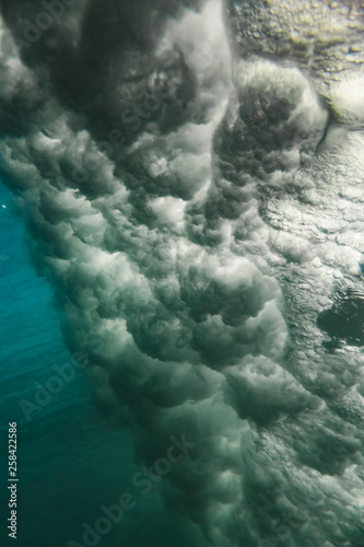 Indonesia, Bali, underwater, wave photo