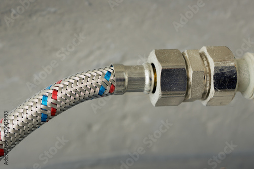 Flexible hose in water supply system