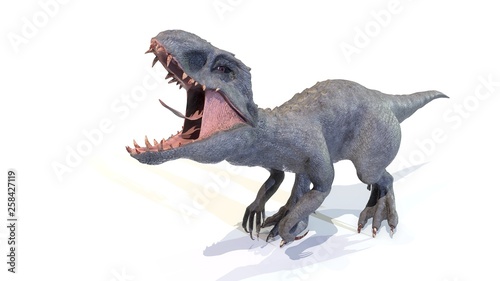 indominus rex walk of backgorund, 3d render © racksuz