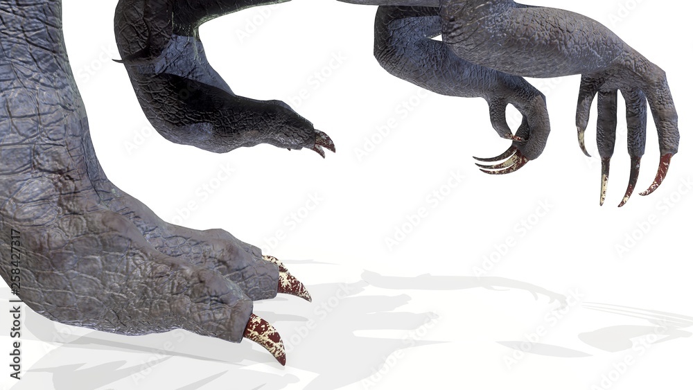 Fototapeta premium animal, indominus rex of backgorund, 3d render