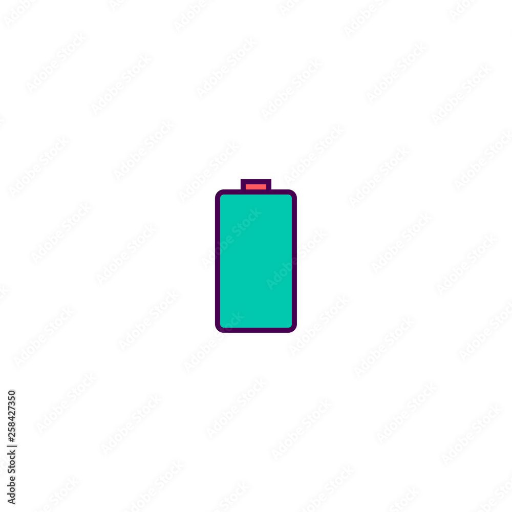Battery icon design. Essential icon vector design Battery icon design. Essential icon vector design