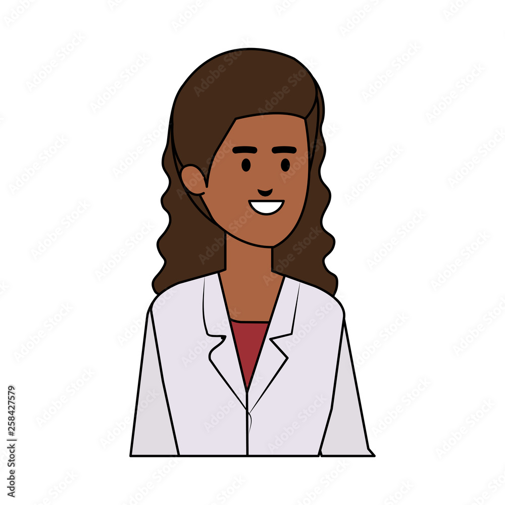 professional black female doctor avatar character professional black female doctor avatar character