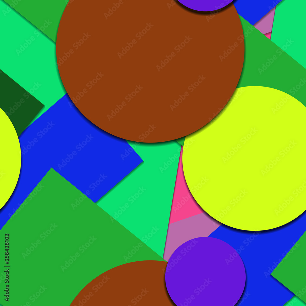 Flat material design - Creative vector trend seamless Flat material design - Creative vector trend seamless