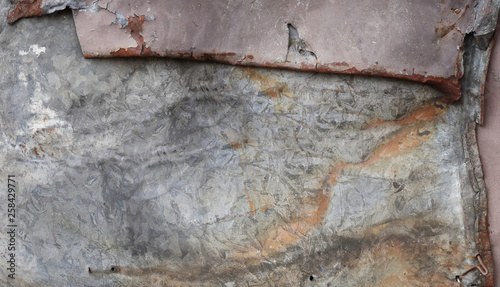 Old rusty galvanized steel texture highly detailed
