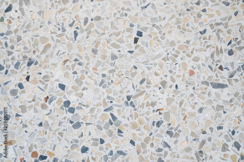 Terrazzo polished stone floor and wall pattern and colour surface marble and granite stone, material for decoration background texture.