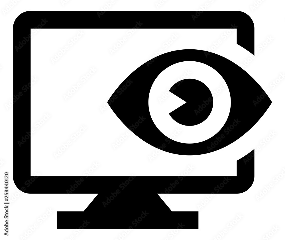 Cyber Security Seeing Eye Icon Cyber Security Seeing Eye Icon