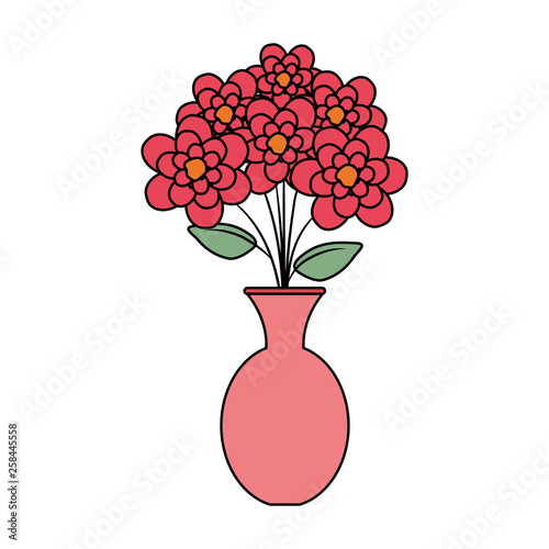 vase with flowers icon