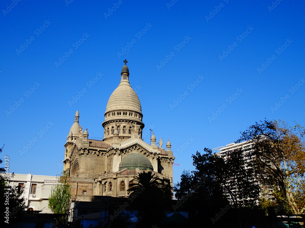Famous Basilica of the Sacramentinos, located in Santiago de Chile