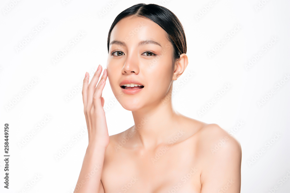 Beautiful Young asian Woman with Clean Fresh Skin Beautiful Young asian Woman with Clean Fresh Skin