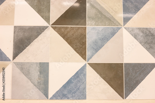 colorful tiles for textures in antique pattern