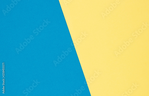 Blank blue and yellow grain drawing paper for background.