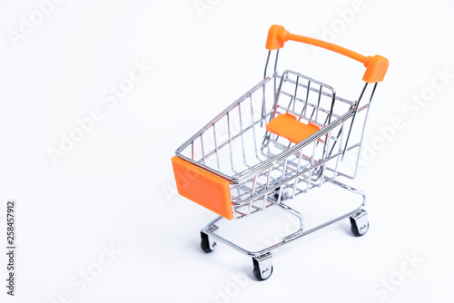 ショッピングカート オレンジ