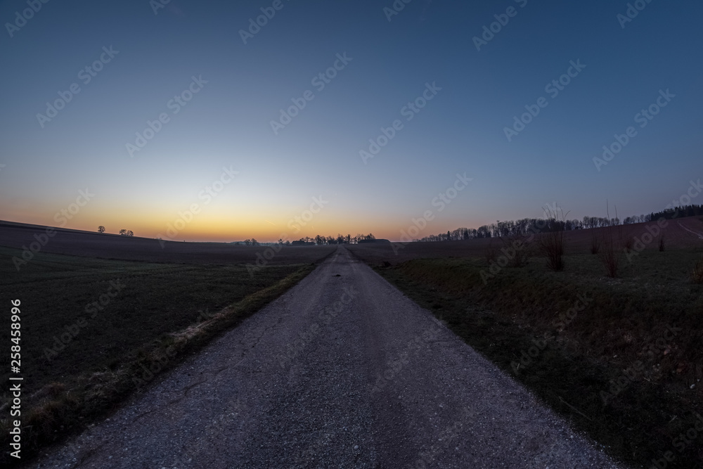 Landschaftsaufnahme Ansfelden in Oberösterreich / Österreich