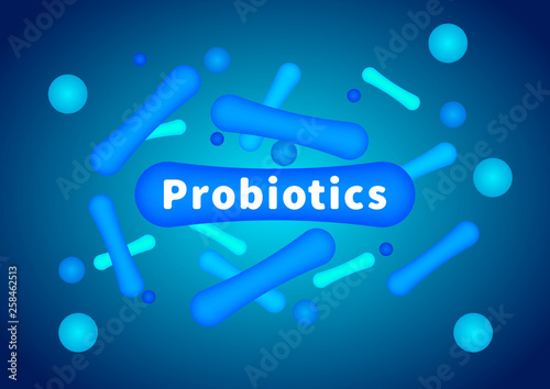 Probiotics are bifidobacteria. Intestinal flora. Enteric bacteria. 