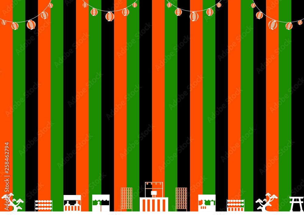 祭り定式幕背景stock Vector Adobe Stock