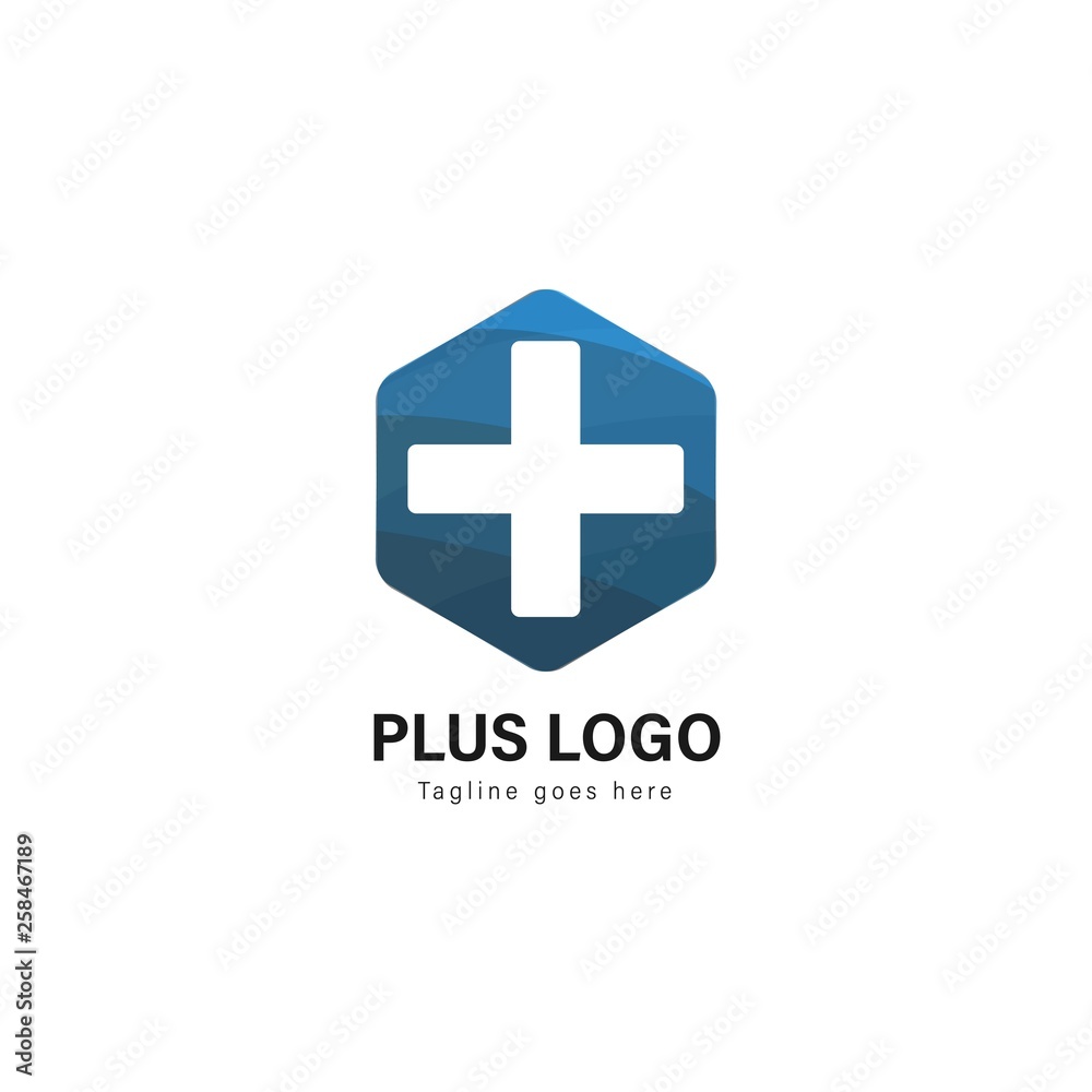 Medic logo template design. Medic logo with modern frame vector design Medic logo template design. Medic logo with modern frame vector design