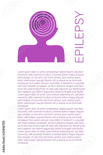 Epilepsy article page template with text space