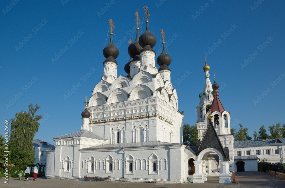 Holy Trinity convent in Murom, Vladimir region, Russia. Cathedral of The Trinity