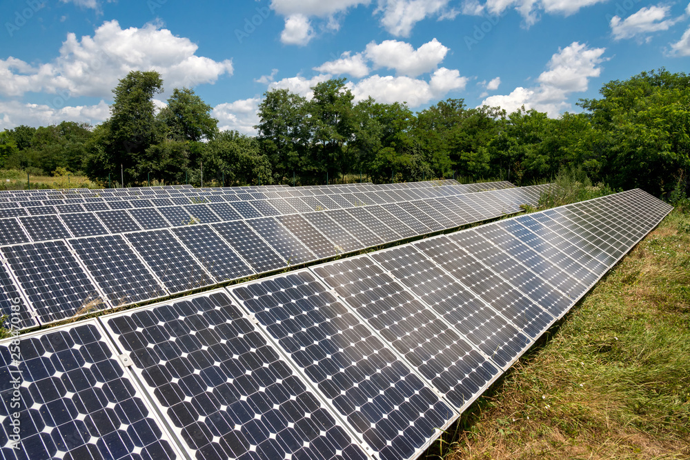 Solar panel, photovoltaic, alternative electricity source - concept of sustainable resources Solar panel, photovoltaic, alternative electricity source - concept of sustainable resources
