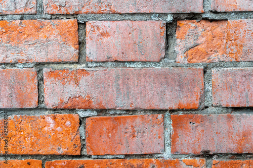 Dirty brick wall texture material background.