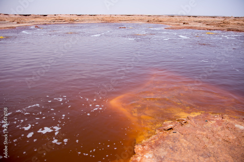 Landsacpe in Danakil in Ethiopian photo