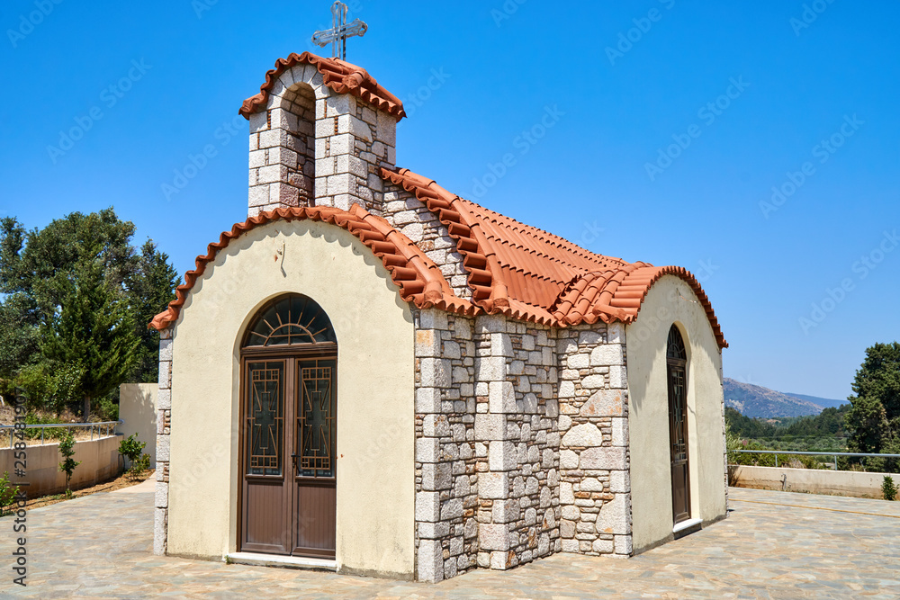 Small chapel with a tiled roof