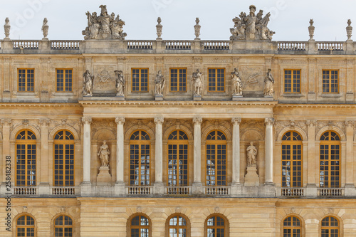 Facade of famous Versailles palace, France © lic0001