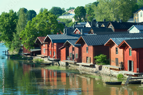 July day in old Porvoo. Finland