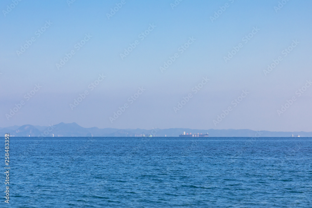 (神奈川県ー風景)三浦海岸から望む風景1 (神奈川県ー風景)三浦海岸から望む風景1