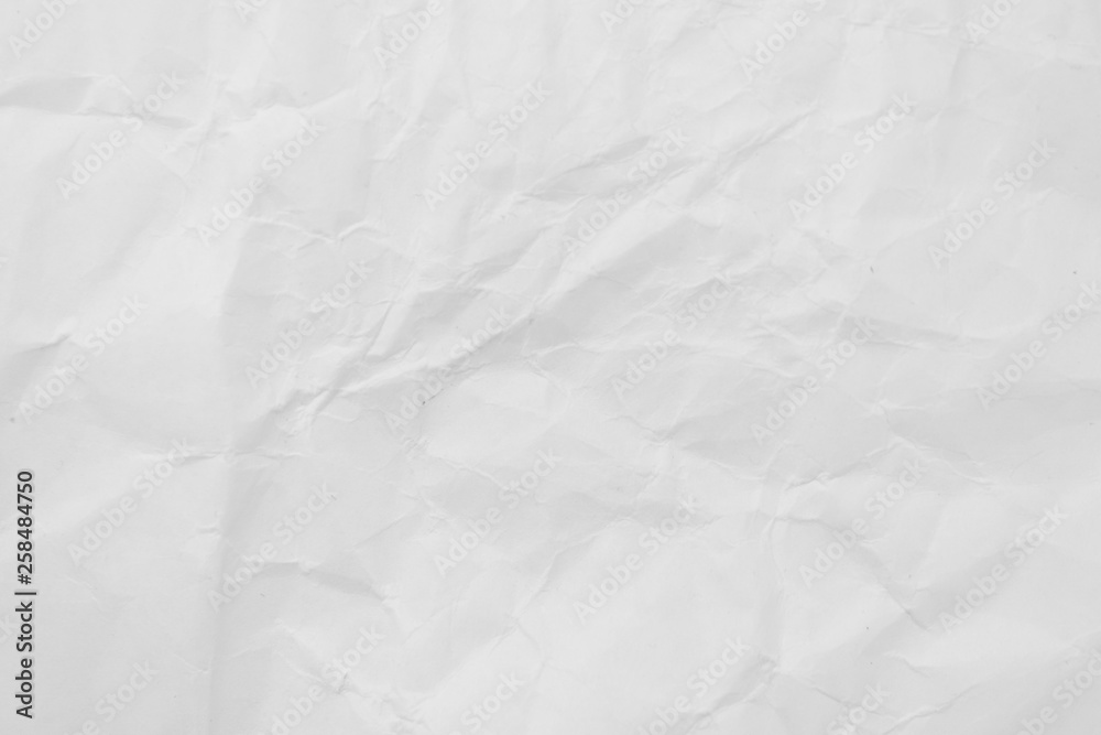 crumpled white paper, grunge texture