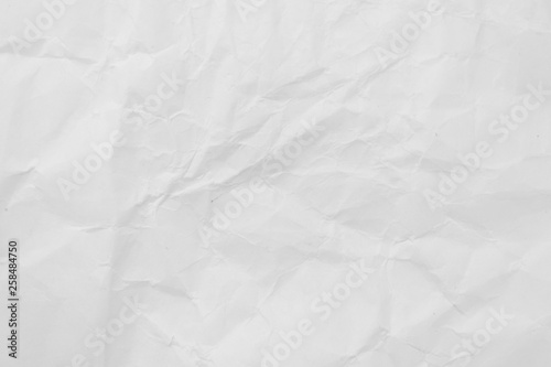 crumpled white paper  grunge texture