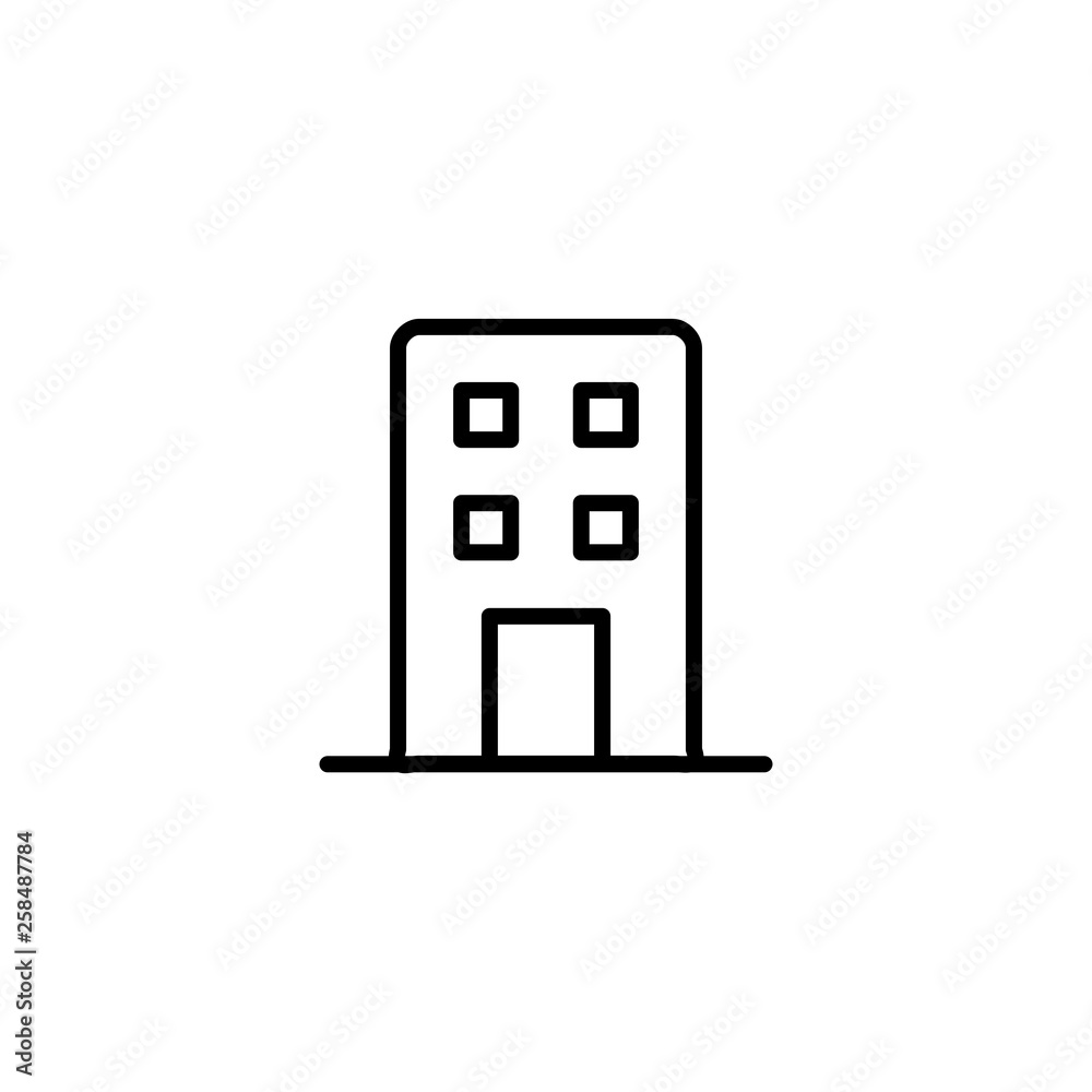 School build icon. Universty build sign School build icon. Universty build sign