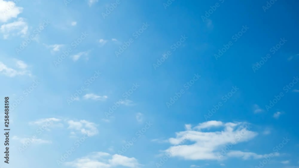 4K・青空・雲・タイムラプス