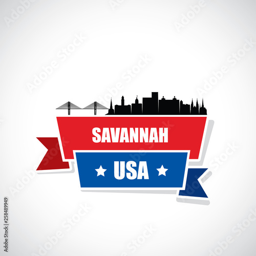 Savannah skyline - Georgia, United States of America, USA