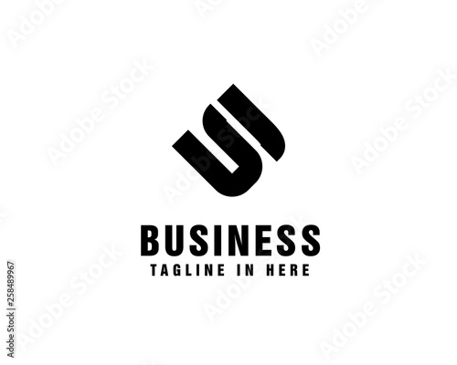 S w Square logo design inspiration
