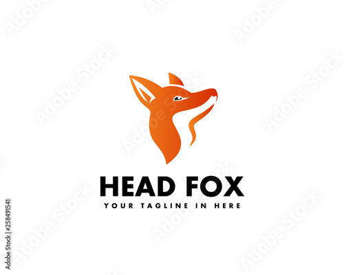 Head fox elegance logo design inspiration