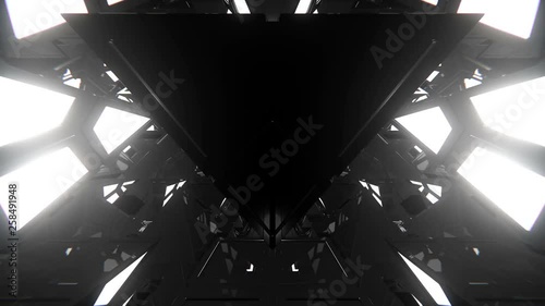 4K abstract black and white VJ seamless loop 3D video animation for VJ editors, motion designers, visual projection, fashion show, stage design, party, presentation, DVD, music clips or video art.