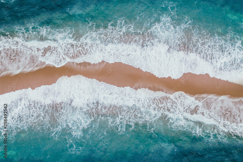 Blue ripped water with sunny reflections. Water in rippled water detail background.