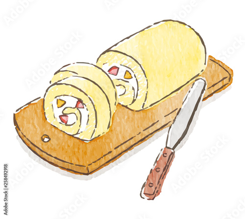 フルーツロールケーキ