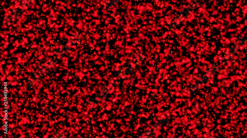 Red abstract background generated by a computer