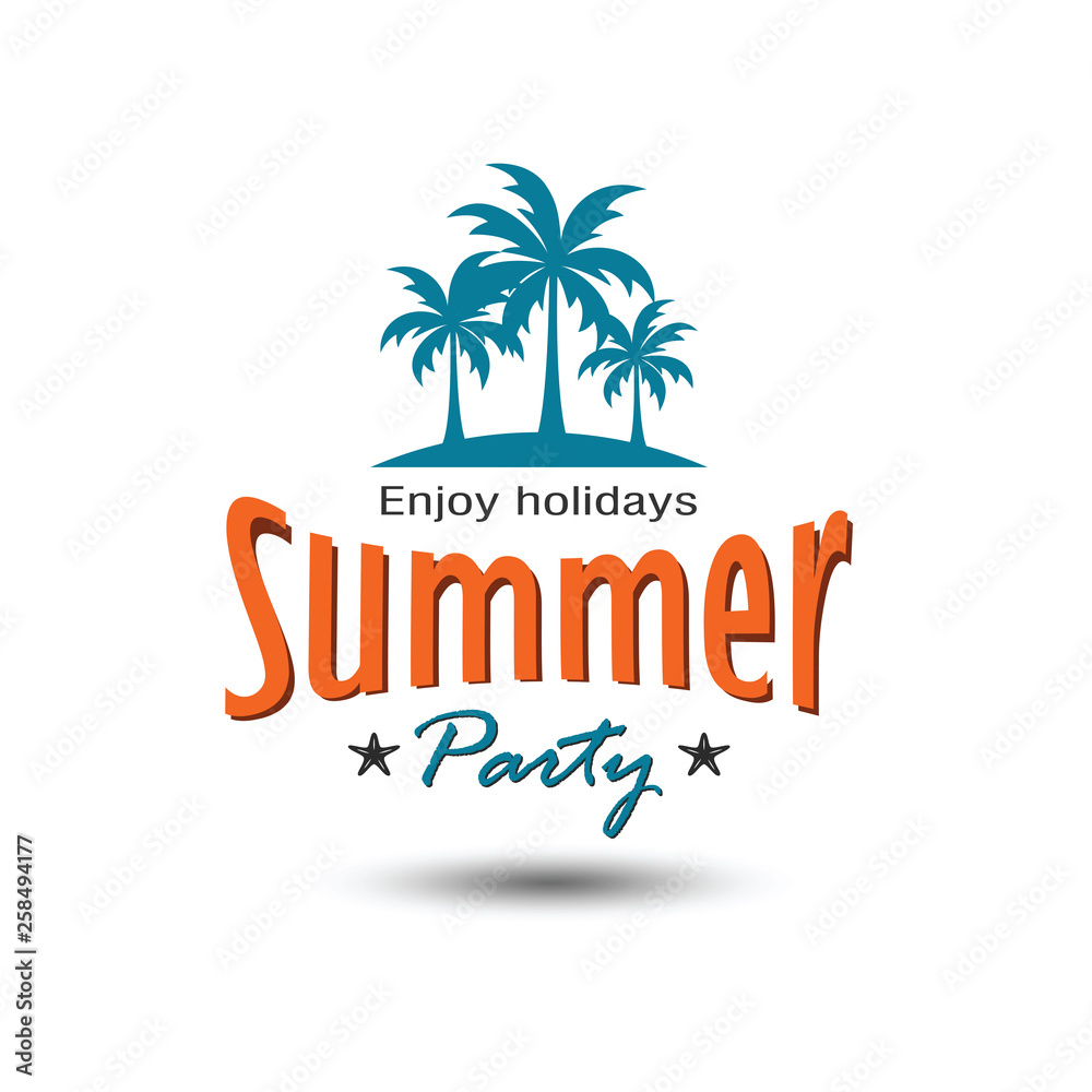 Obraz premium Summer emblem
