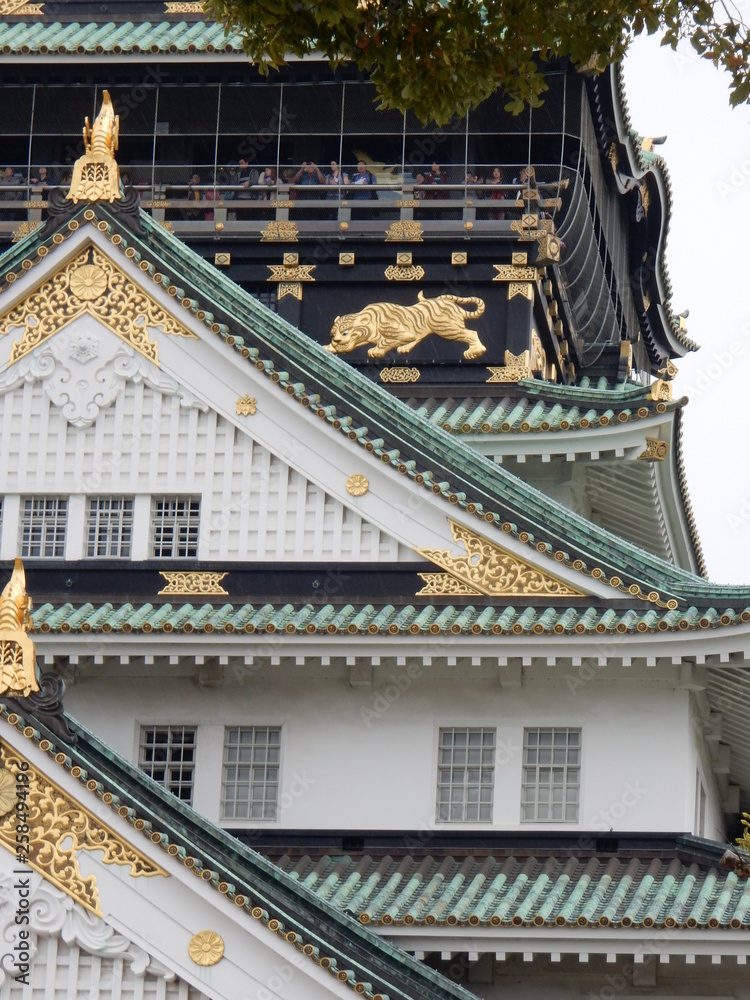 Fototapeta premium 大阪城公園 日本