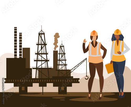 oil industry workers avatars characters